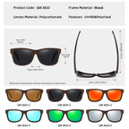 Natural Bamboo Wooden Sunglasses With Gift Box