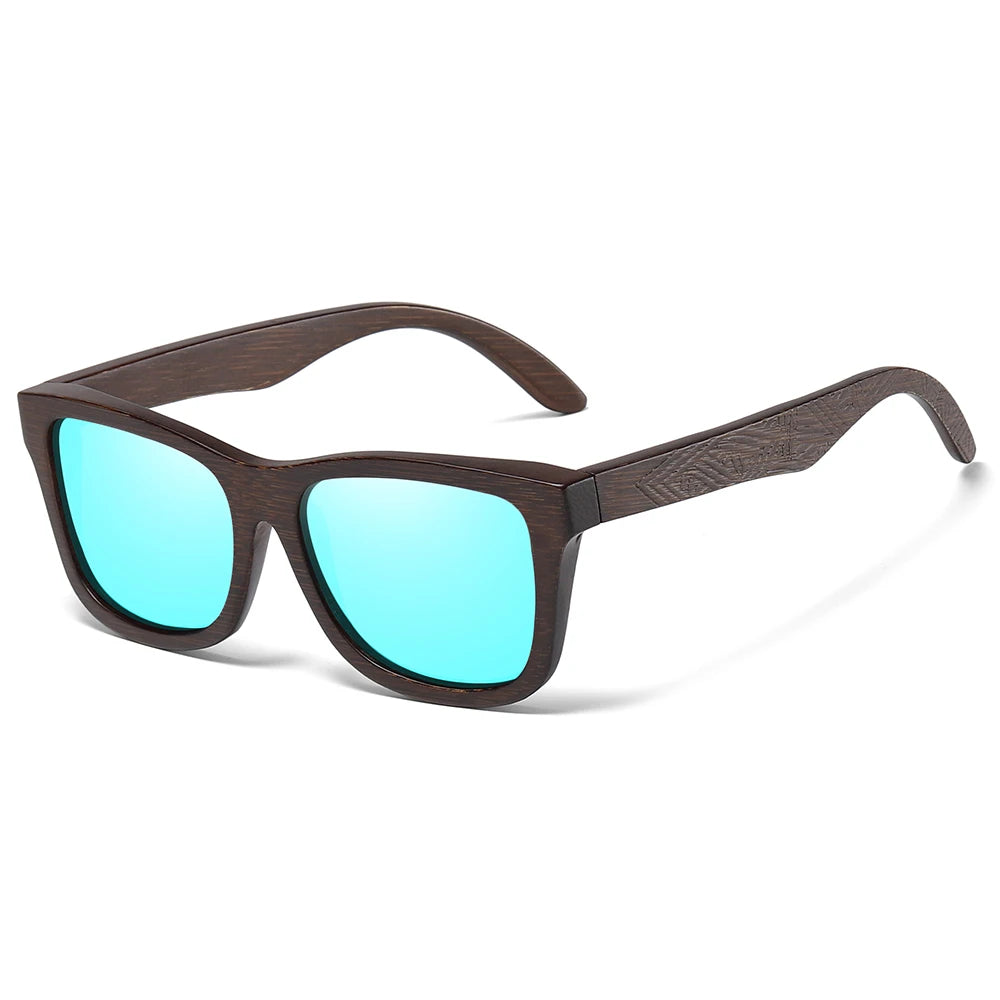Natural Bamboo Wooden Sunglasses With Gift Box