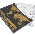 Deluxe World Scratch Map