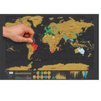 Deluxe World Scratch Map