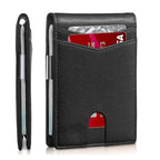Rfid Carbon Fibre Luxury Mens Wallet
