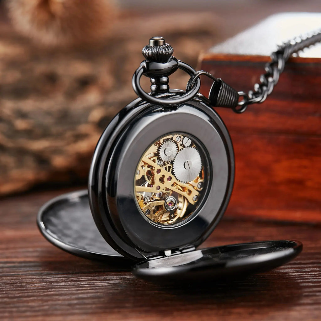 Classic Double Face Pocket Watch