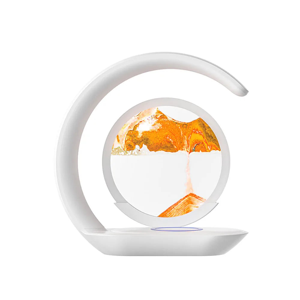 Quicksand Table Lamp & Wireless Charging Station