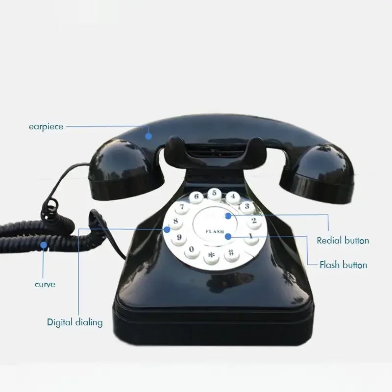 Vintage Landline Retro Landline Corded Telephone