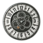 Retro Industrial Gear Wall Clock