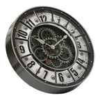 Retro Industrial Gear Wall Clock
