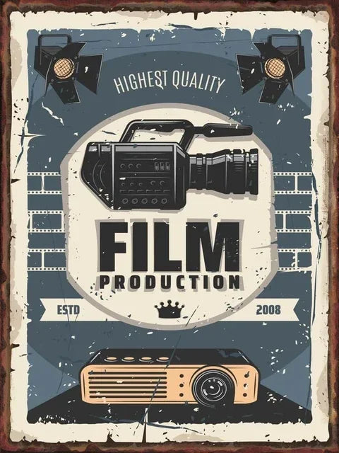 Retro Vintage Music Tin Signs - Buy 2 Get 1 Free