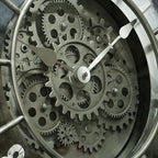 Retro Industrial Gear Wall Clock