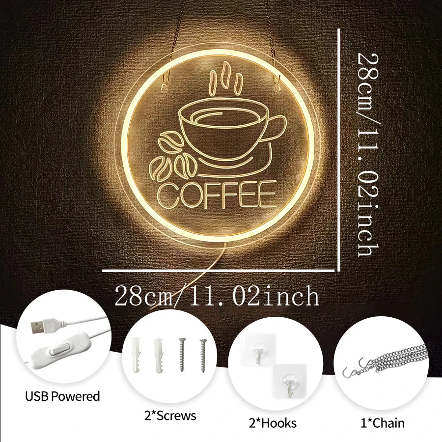 Coffee Wall Neon Sign
