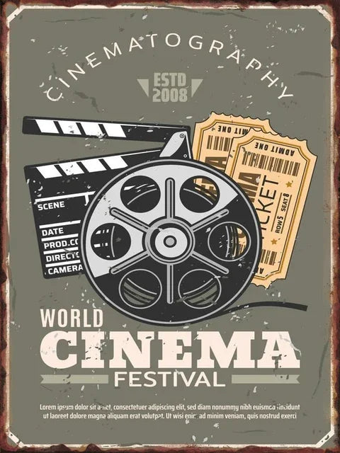 Retro Vintage Music Tin Signs - Buy 2 Get 1 Free