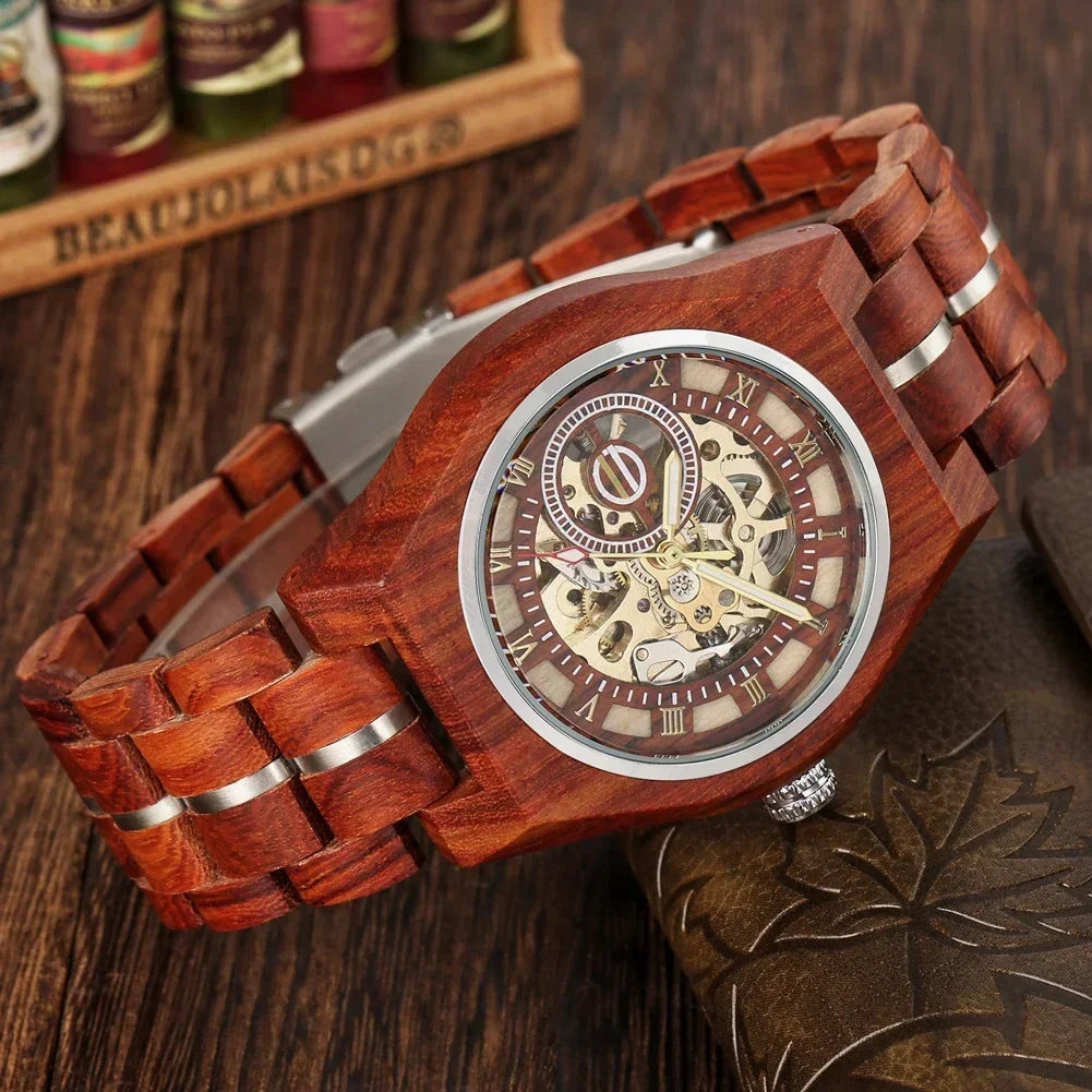 Stylish Skeleton Retro Mechanical Watch