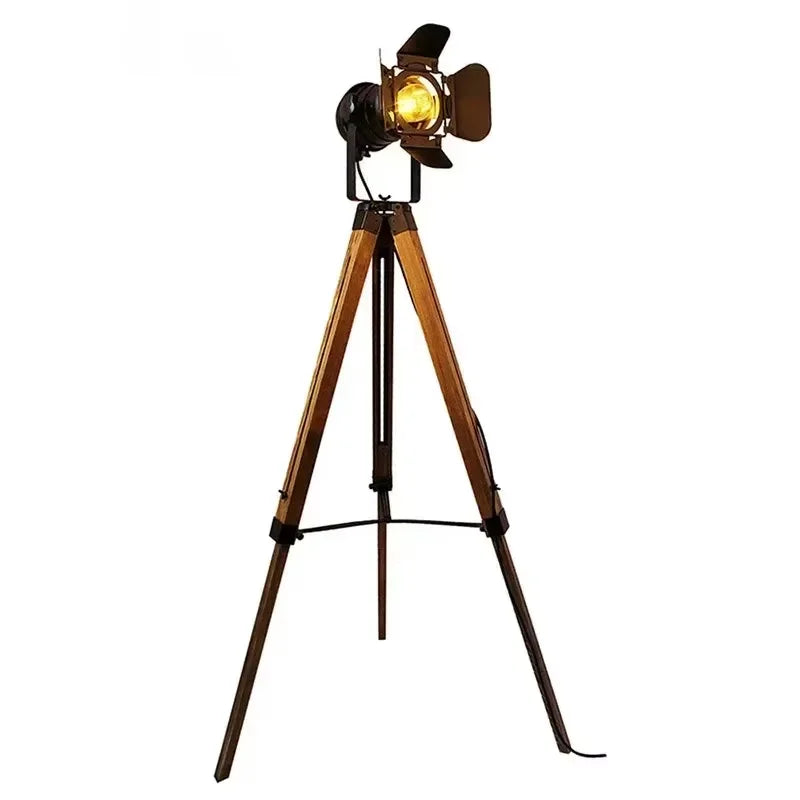 Industrial Vintage Bauhaus Retro Tripod Floor Light