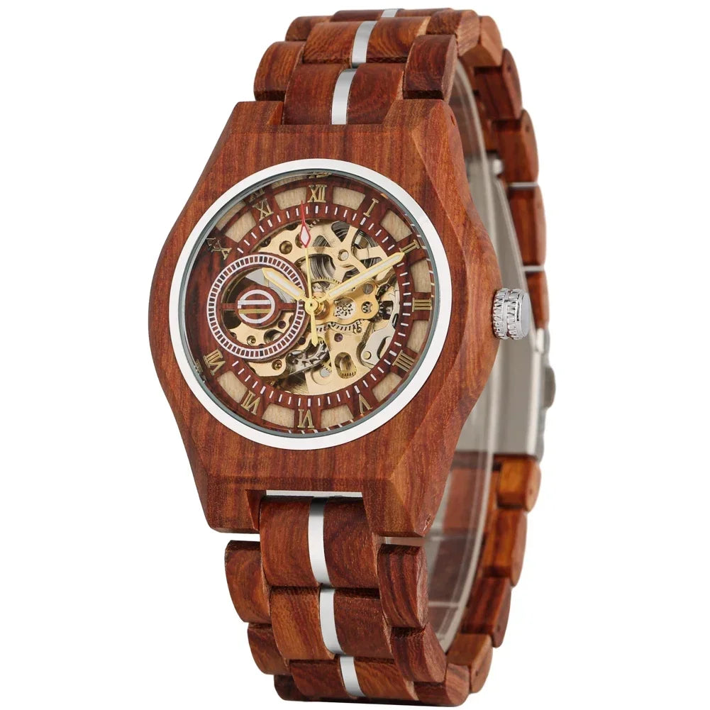 Stylish Skeleton Retro Mechanical Watch