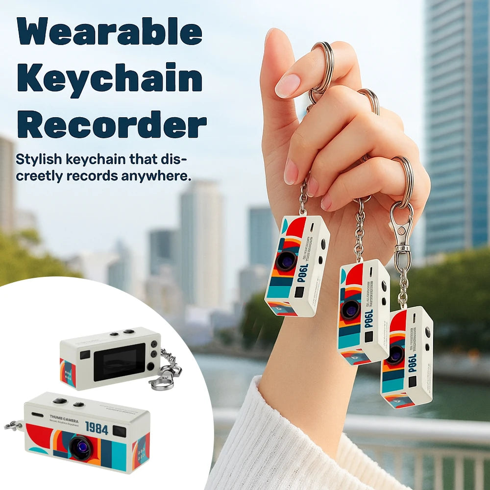 Buy1 Get 1 Half Price - Keychain Retro Digital Camera