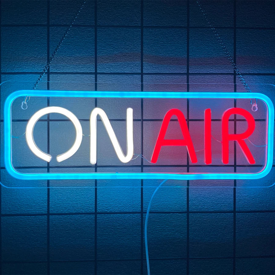 On Air, Studio Neon Signs