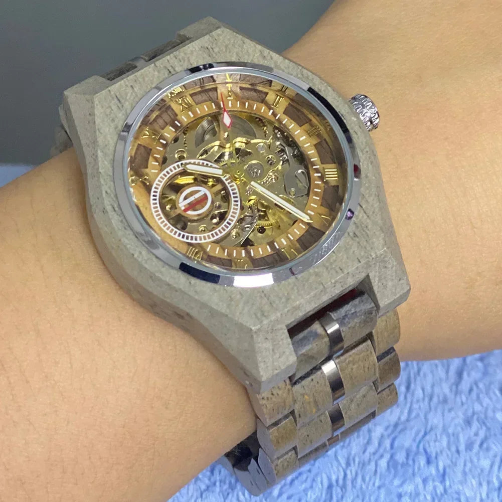 Stylish Skeleton Retro Mechanical Watch