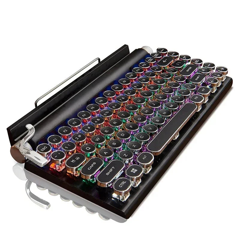 Retro Typewriter Keyboard Wireless Keyboard