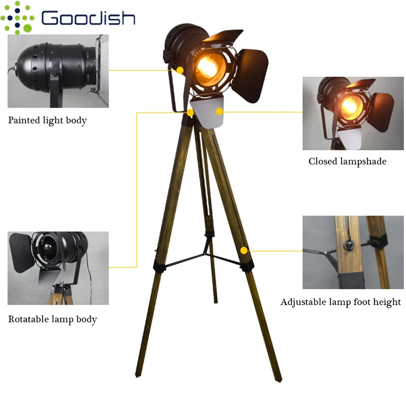 Modern Minimalist Camera Floor Lamp