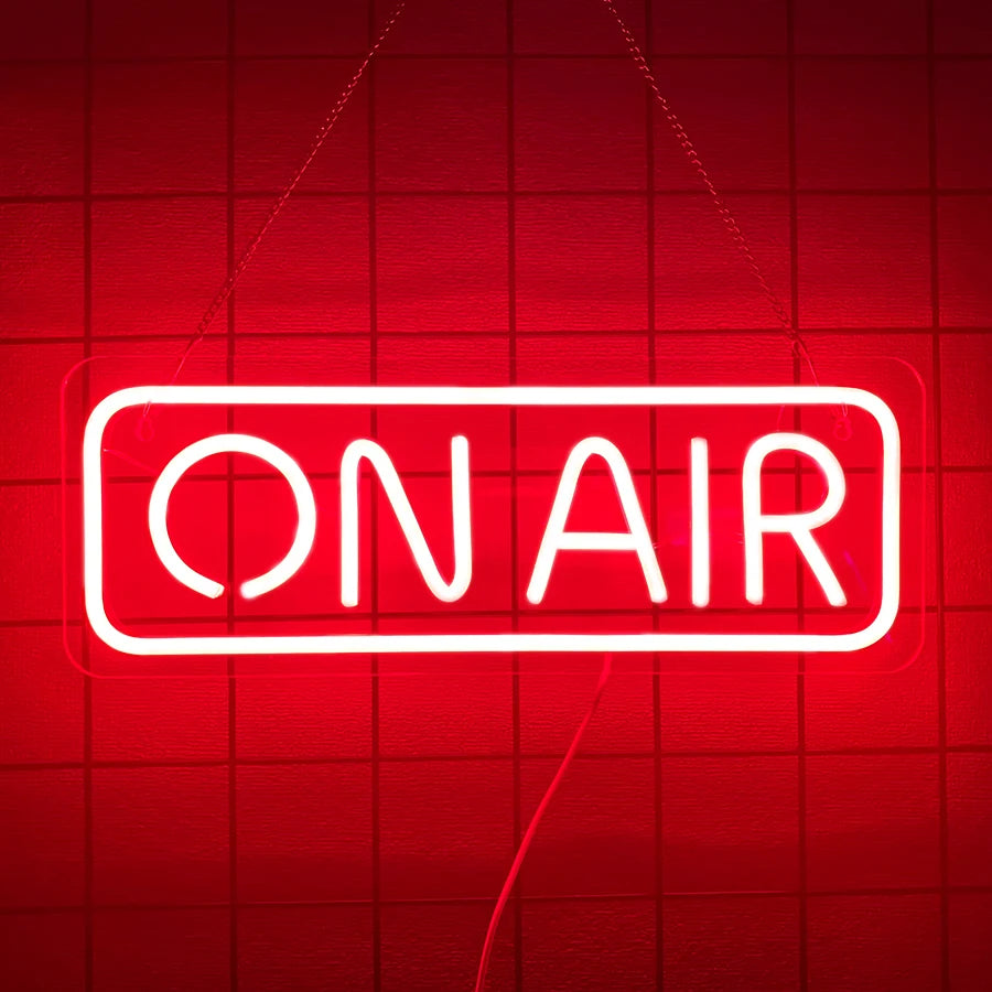 On Air, Studio Neon Signs