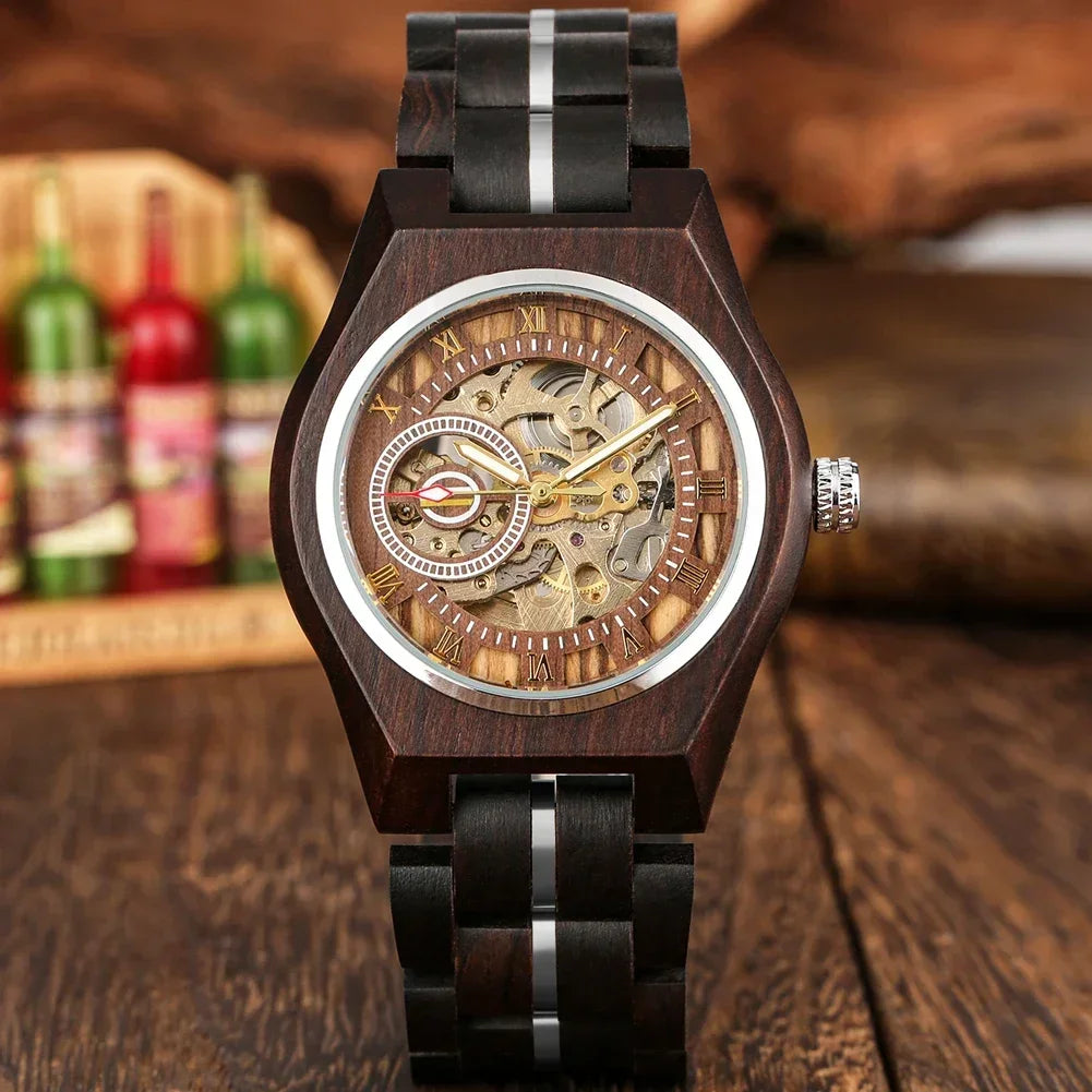 Stylish Skeleton Retro Mechanical Watch