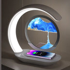 Quicksand Table Lamp & Wireless Charging Station