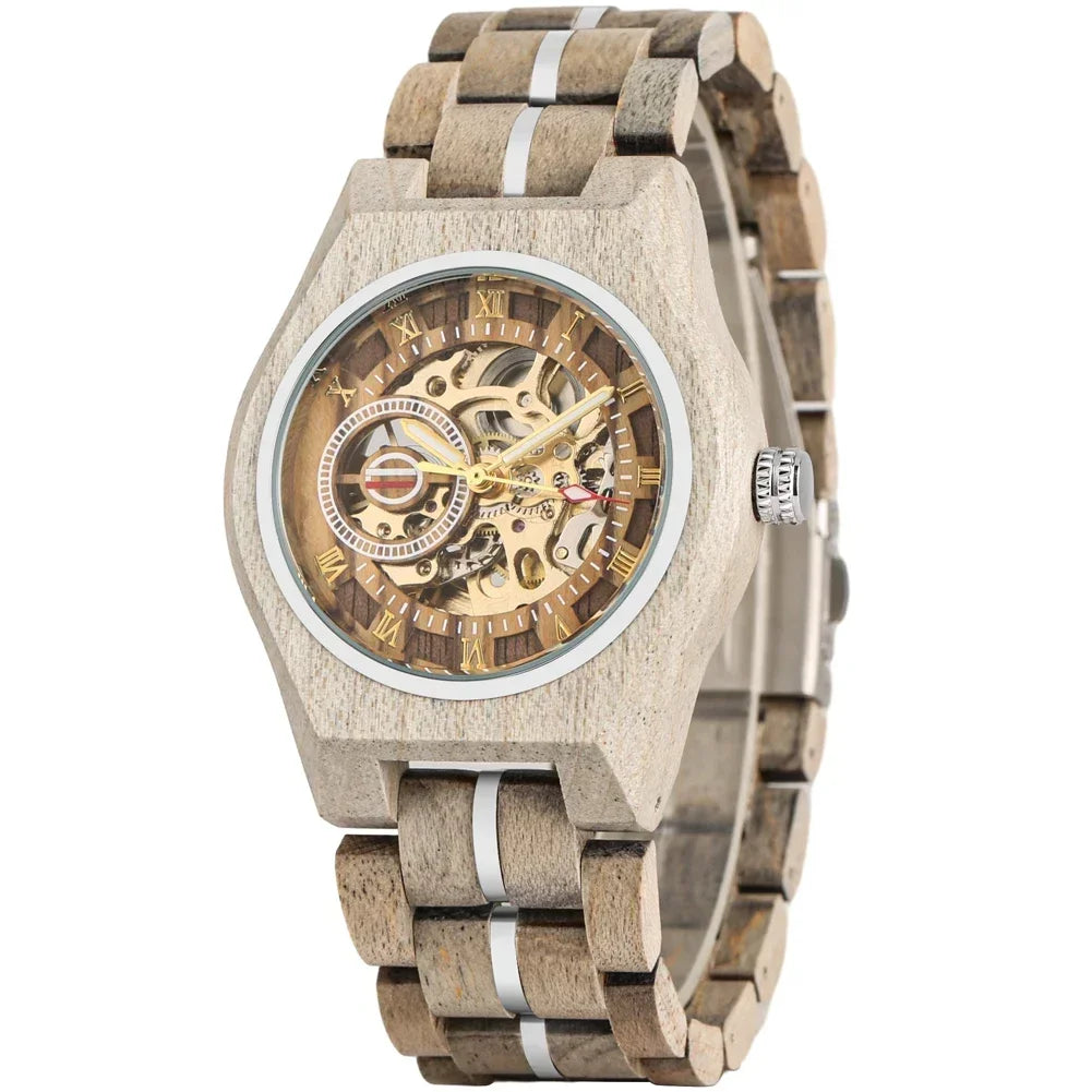Stylish Skeleton Retro Mechanical Watch