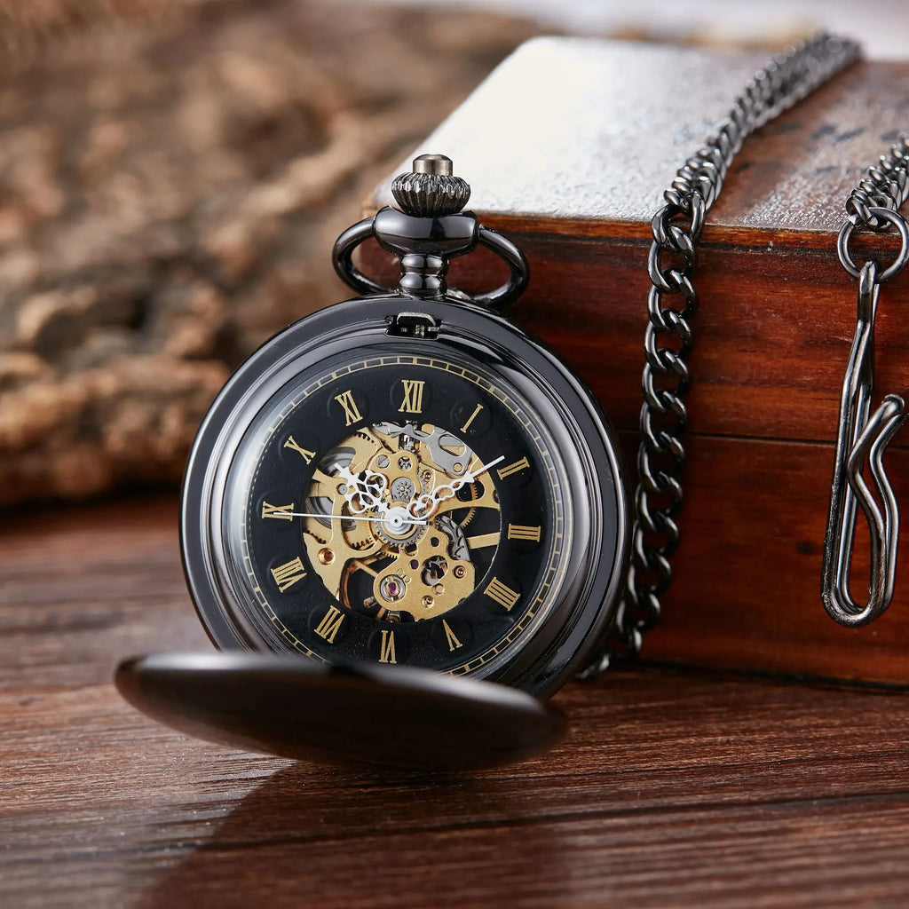 Classic Double Face Pocket Watch