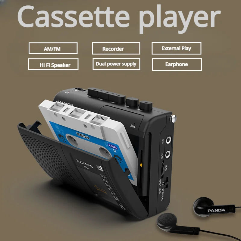 Portable Walkman Cassette Player