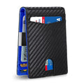 Rfid Carbon Fibre Luxury Mens Wallet