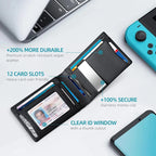 Rfid Carbon Fibre Luxury Mens Wallet