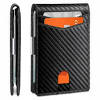 Rfid Carbon Fibre Luxury Mens Wallet