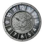 Retro Industrial Gear Wall Clock