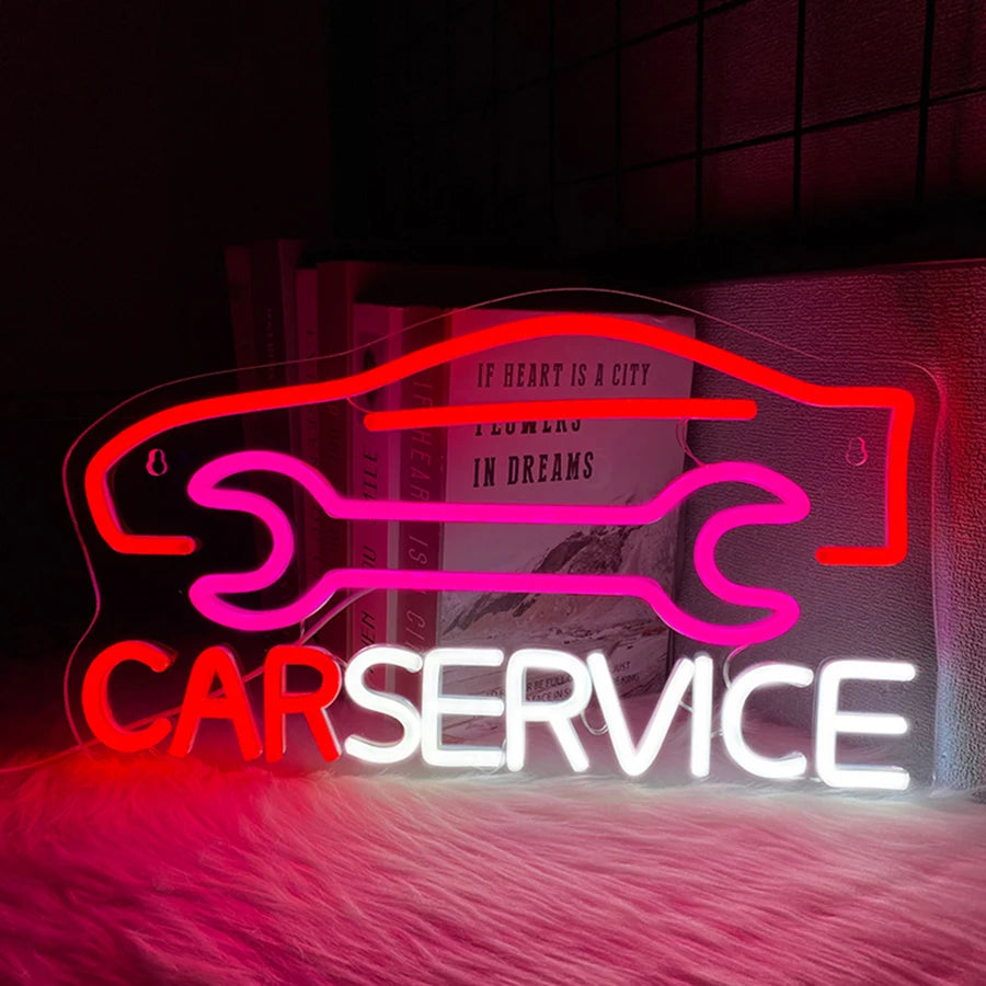 Garage Neon Sign For Wall Decor